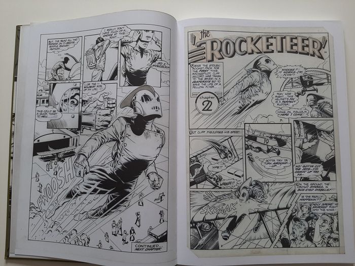 RARE The Rocketeer - Artist's edition Dave Stevens - grand format noir & blanc - photo numéro 13