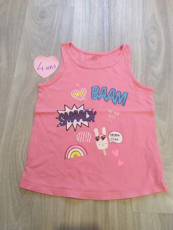 débardeur 4 ans