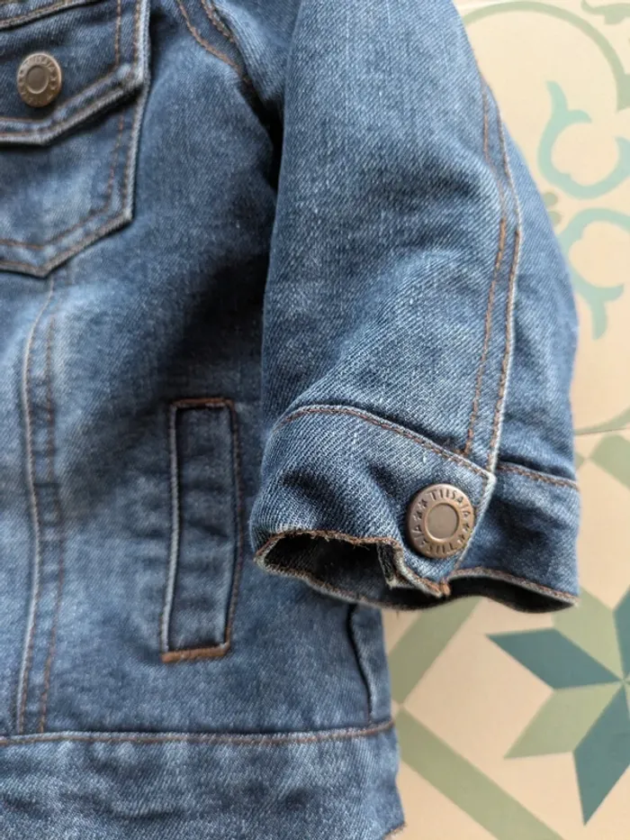 Blouson jean garçon 18 mois - photo numéro 3