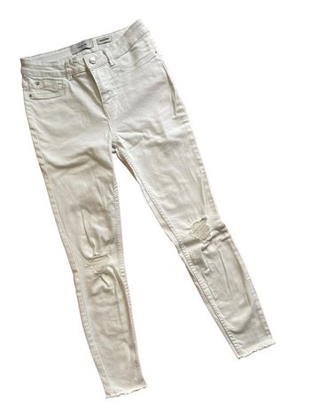 Slim blanc taille haute troué New Look taille S très bon état