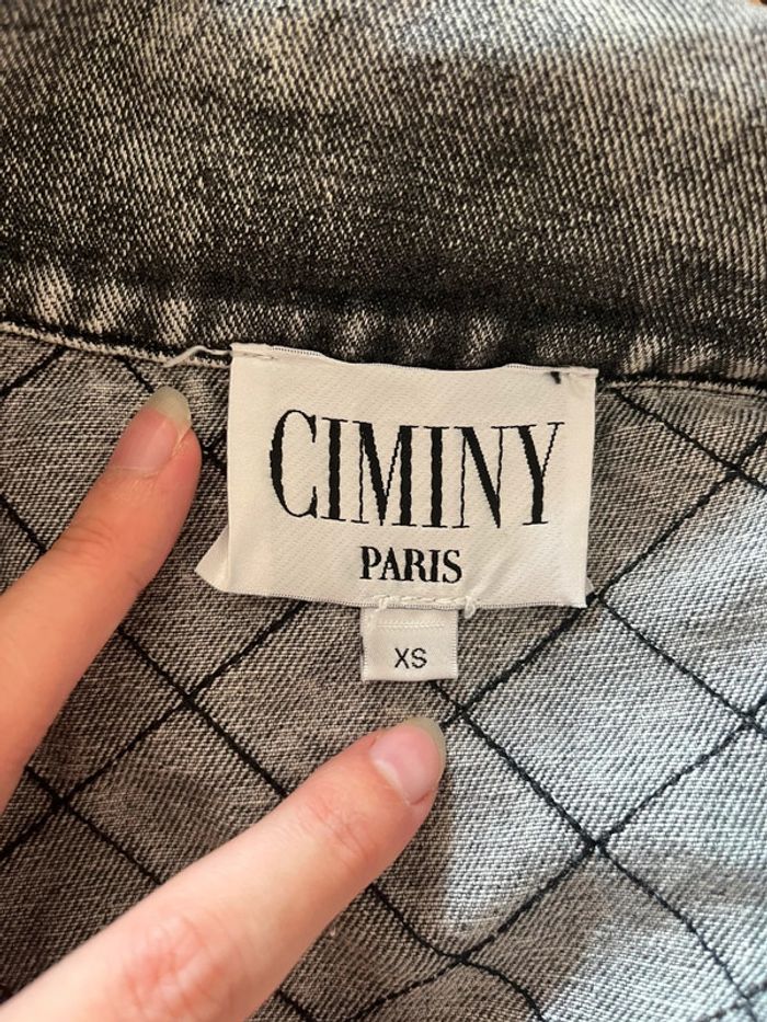 Veste en jean grise Ciminy - photo numéro 7