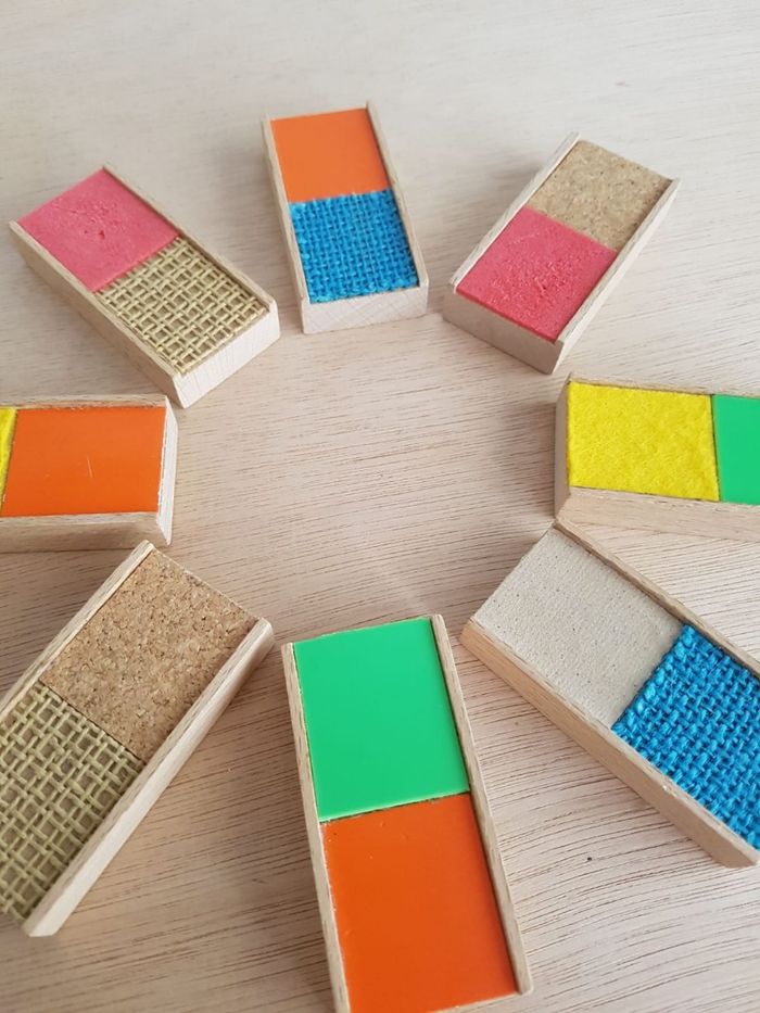 Fernand Nathan Domino tactile 1 jeu de reconnaissance tactile - photo numéro 5