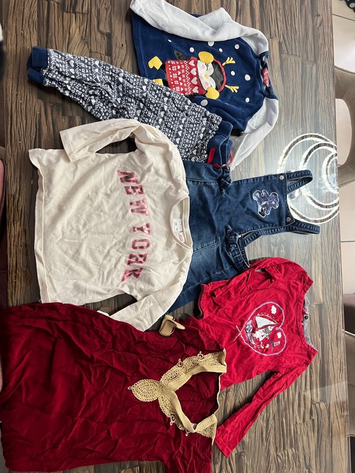 Lot vêtement fille 4 ans