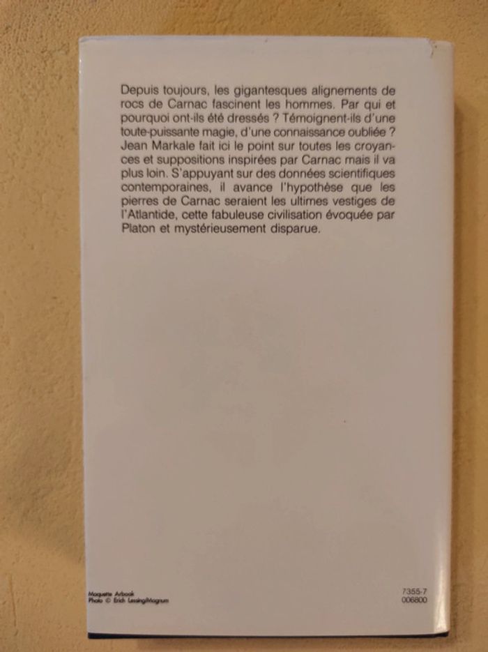 Carnac et l'énigme de l'Atlantide - photo numéro 2
