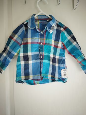 Chemise manches longues garçon Tom Tailor – Taille 12 mois très bon état