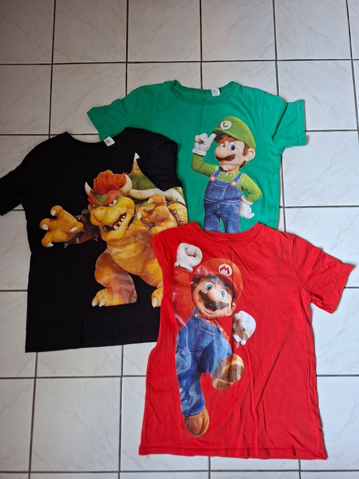 Lot T-SHIRT Mario