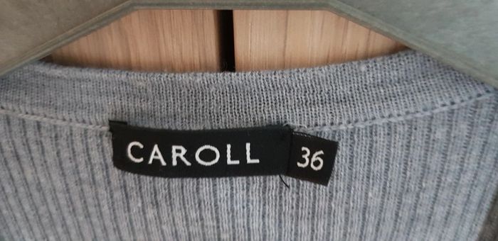 Gilet long gris caroll - photo numéro 4