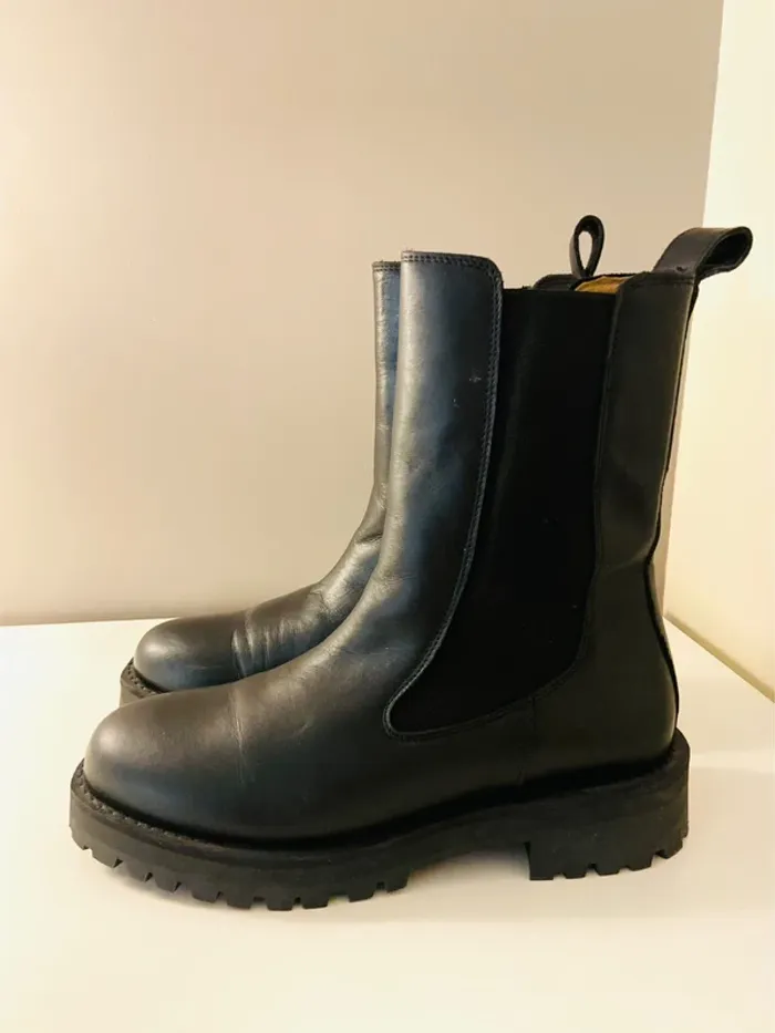 Bottes en cuir
