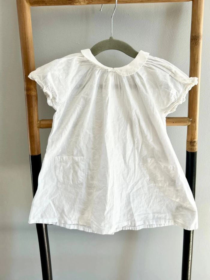 Robe en coton brodé Petit Bateau - Taille 18 mois
