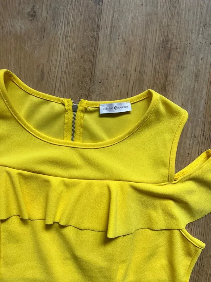 Robe jaune Cache Cache - photo numéro 4