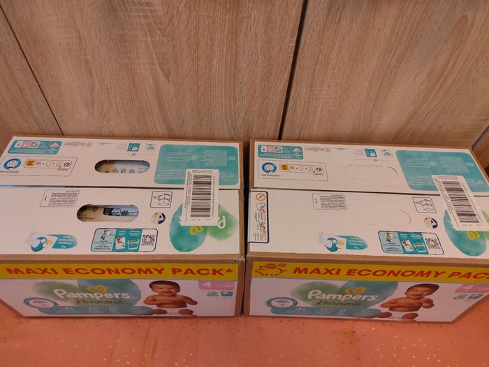 Lots couches Pampers harmonie taille 4 - photo numéro 3