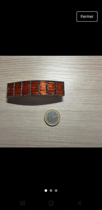 Sublime barrette vintage authentique