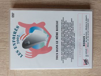 DVD concert Les Enfoirés 2002 Tous dans le même bateau