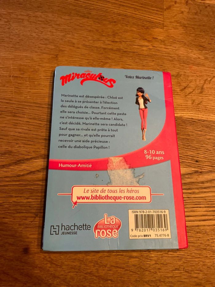 Livre La bibliothèque Rose Miraculous Votez Marinette ! Numéro 9 - photo numéro 3