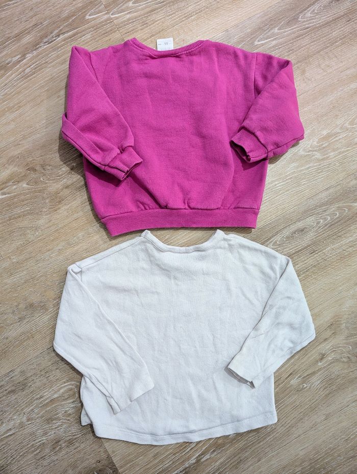 Lot 2 sweats 3 ans Zara - photo numéro 9