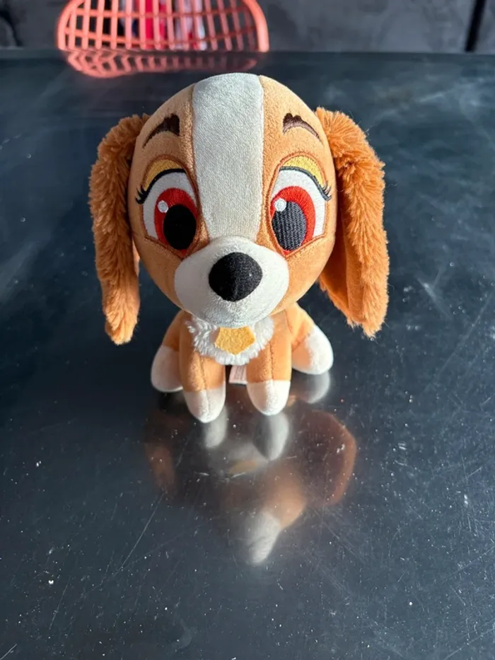 Peluche disney lady de la belle et le clochard