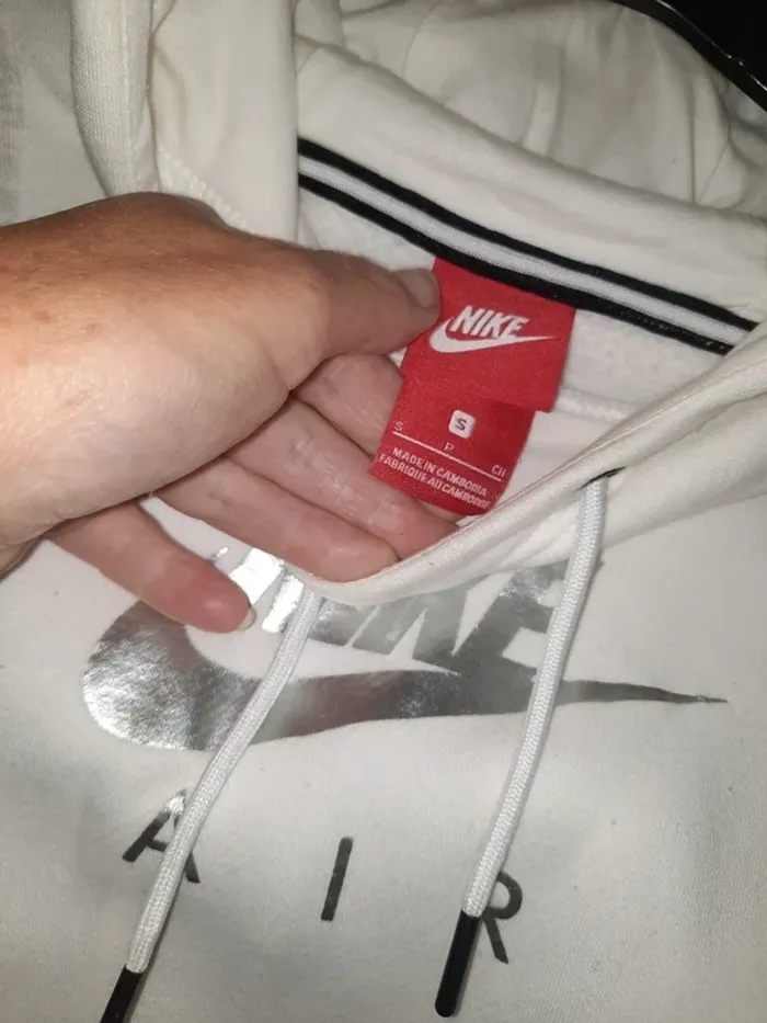 Pull à capuche Nike Air taille S - photo numéro 3