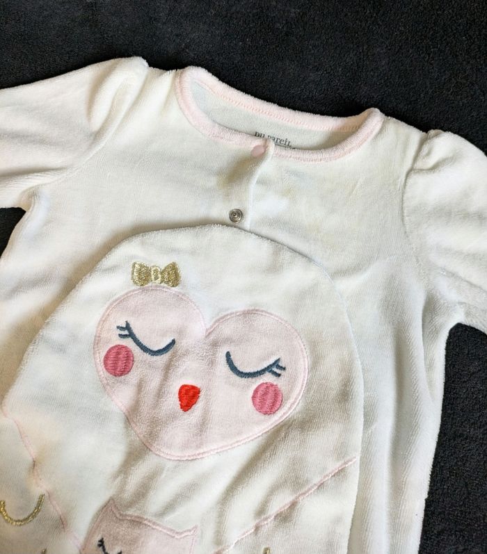 Pyjama blanc Chouette 🦉 - photo numéro 2