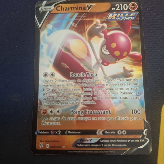 CARTE POKEMON CHARMINA V 083/203 🇫🇷 FR 🇫🇷 EVOLUTION CELESTE
