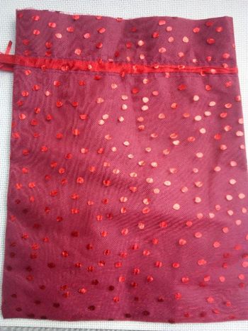 pochette bordeaux à poix * prix 1e * kiki60230