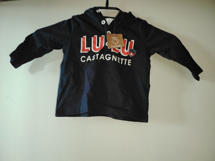Sweat lulu castagnette taille 6 mois