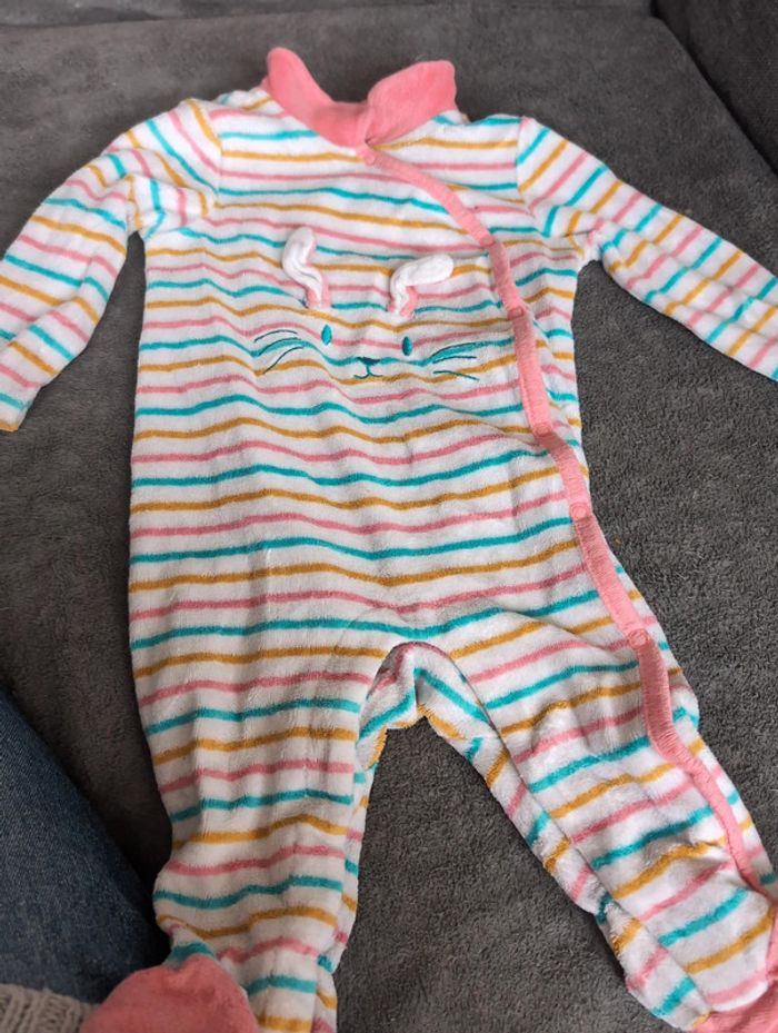 Pyjama hiver chat 9 mois