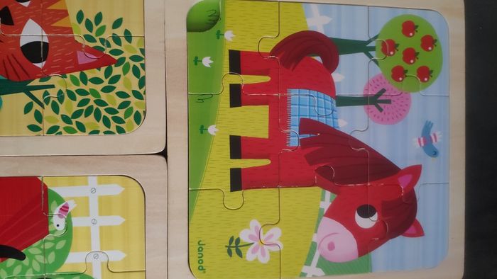 Puzzles janod 9 pièces - photo numéro 2