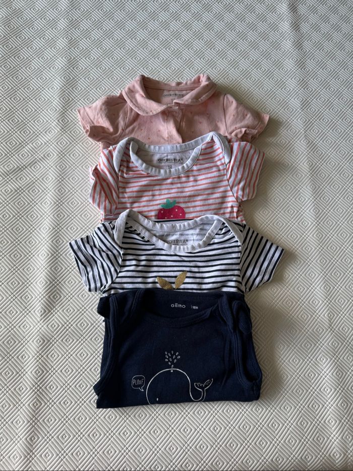 Lots bodies bébé fille