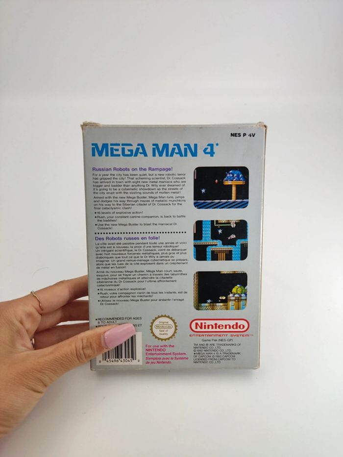 Jeu Nintendo nes Megaman 4 fah sans notice Mega Man - photo numéro 15
