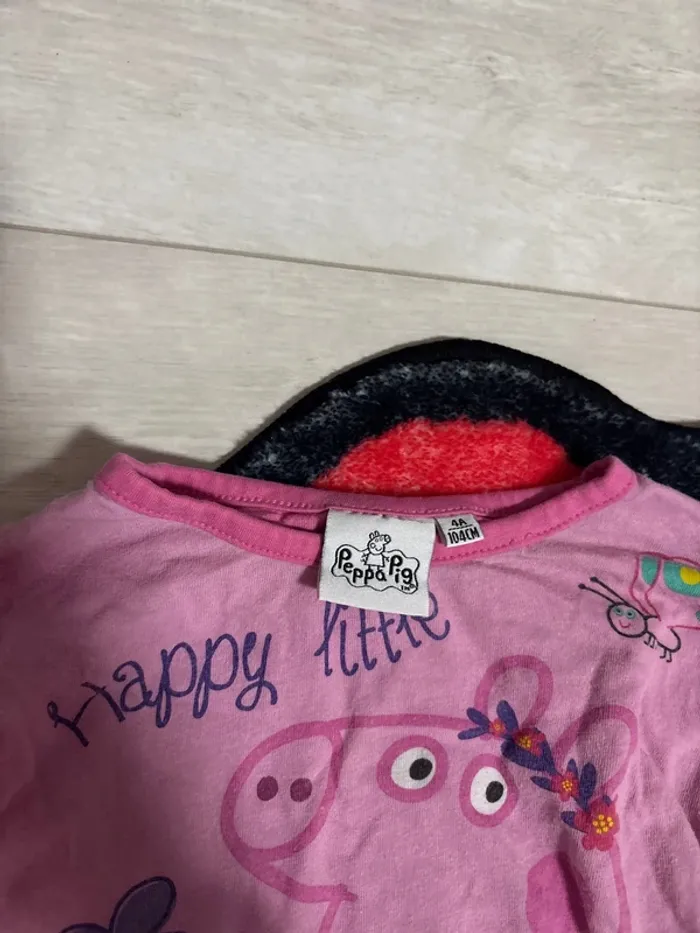 Ensemble t shirt manche longue et leggings peppa ping 4 ans - photo numéro 5