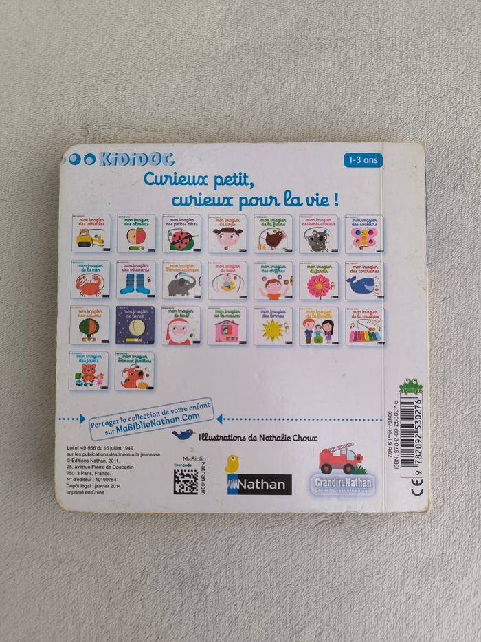 Livre Kididoc Mon imagier des couleurs Nathan - photo numéro 3