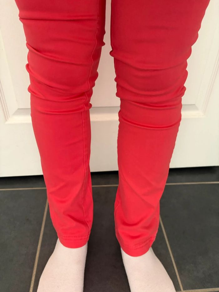 Ensemble (blouse Cache Cache + pantalon taille basse K Woman) taille M très bon état - photo numéro 9