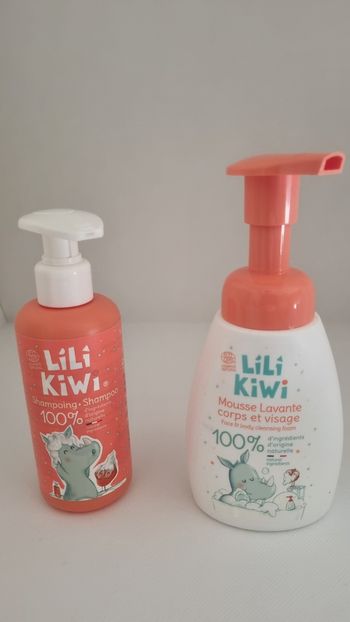 Lot pack découverte Gel douche et shampoing Lili Kiwi 