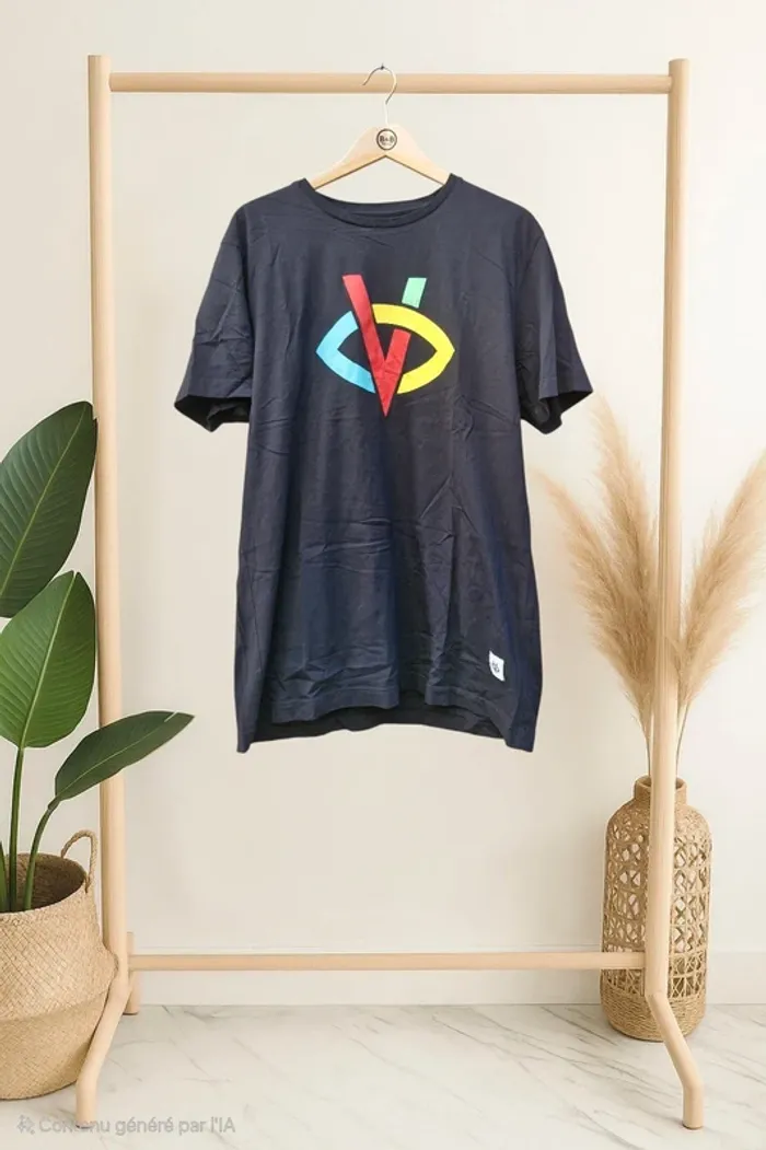 T-shirt noir • Logo Visionnaire