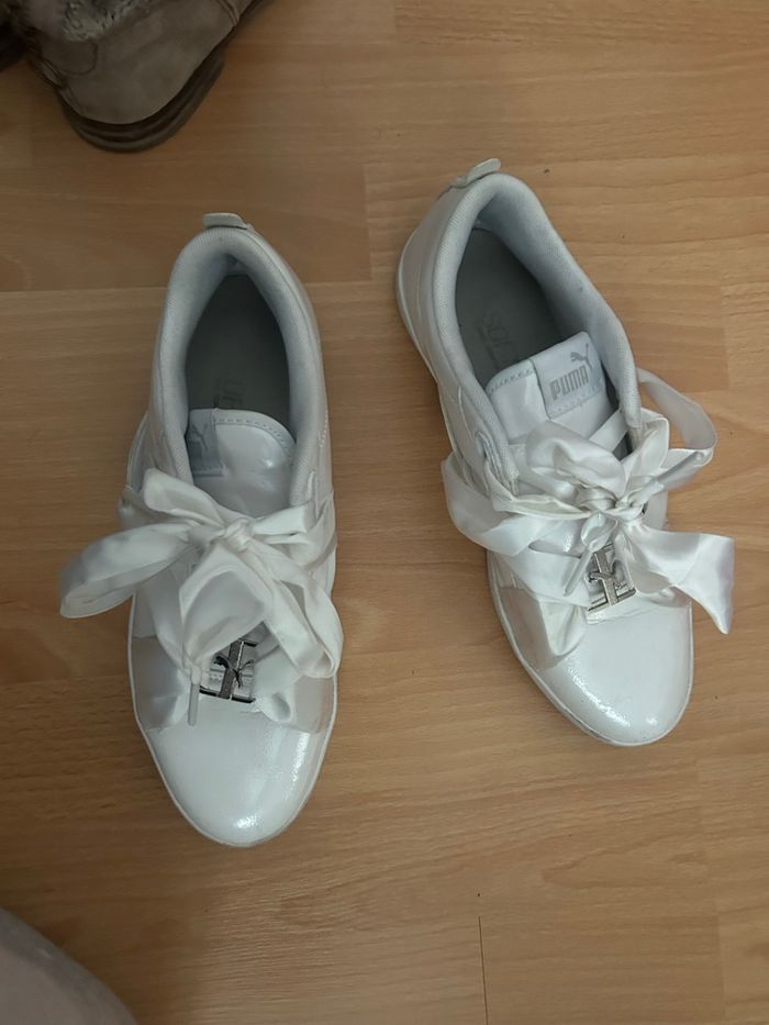 Baskette puma blanche - photo numéro 4