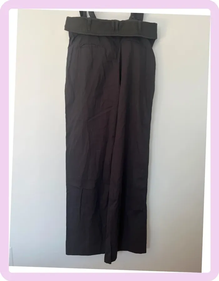 Pantalon Bleu Marine avec Bretelles – Comptoir des Cotonniers – Taille 40 👖 - photo numéro 7