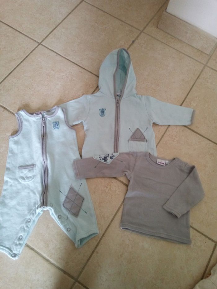 Ensemble combinaison + t-shirt + gilet - photo numéro 2