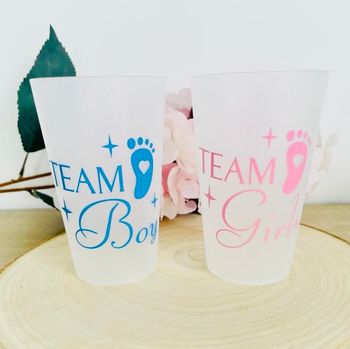 Gobelet personnalisé babyshower | gender reveal | fête prénatale