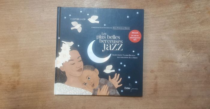 🌼Livre-CD Les plus belles berceuses jazz Didier jeunesse Neuf 🎶🌙