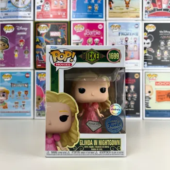 Figurine Funko Pop Wicked - Glinda in Nightgown #1699 - Edition diamant/Exclusive Claire’s/Edition S