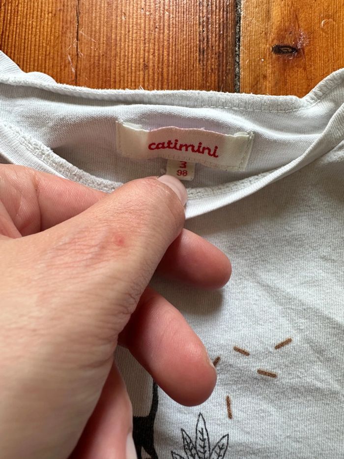 TEE shirt catimini 3a voiture - photo numéro 3