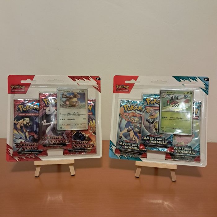 Lot 2 tripacks pokémon EV10 + EV9 scellés