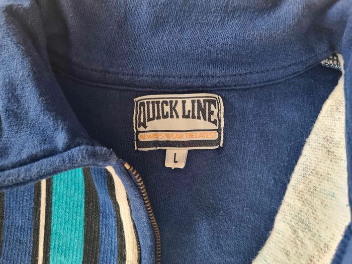 Sweat zip bleu homme taille L Quickline - photo numéro 3