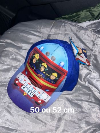 Casquette fireman sam le pompier