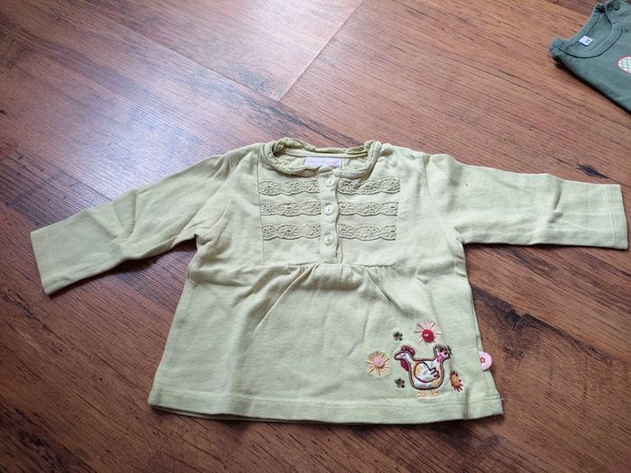 🌺 gros Lot de 14 tee shirts manches longues 6 mois🌺 - photo numéro 8