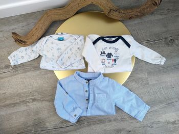 Lot de 3 bodies manches longues 9 mois