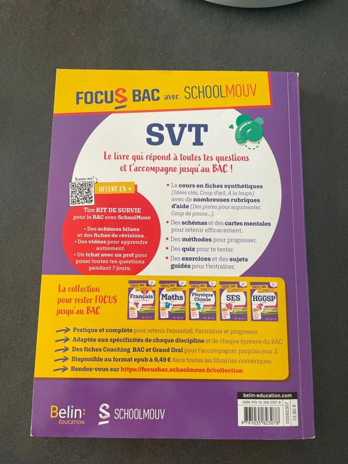 Schoolmouv première 1 ère svt spécialité bac - photo numéro 2