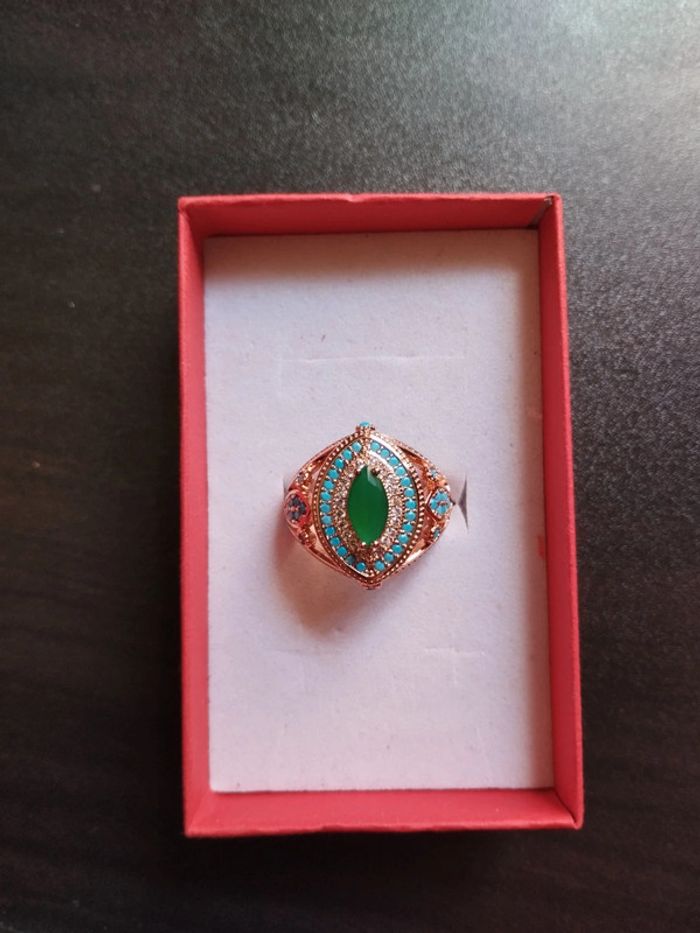 Bague vintage Marquise avec coffret cadeau - photo numéro 4