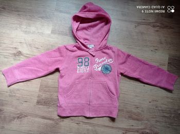Veste à capuche zippée fille, Tex, taille 3-4 ans