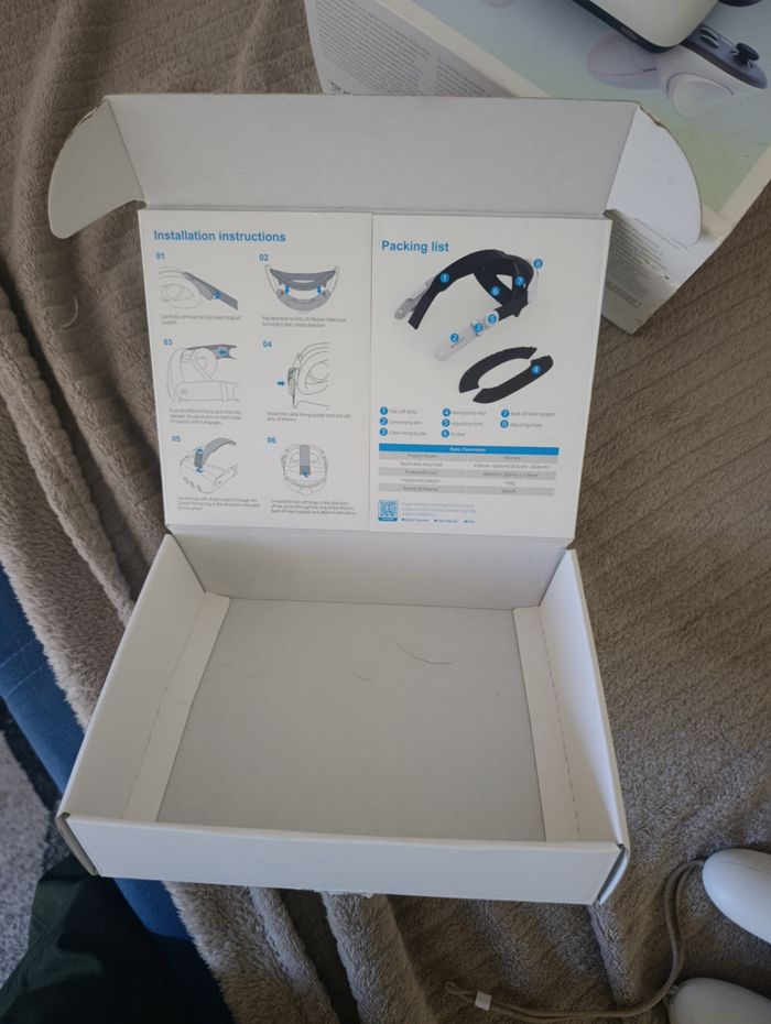 Casque metta quest 3 + sangle et batterie externe bobrove - photo numéro 5